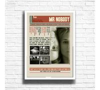 Mr. Nobody Movie Poster Art Print - Indie Sci-Fi Film Wall Decor - Jared Leto Vintage Designer Artwork with Framed & Unframed Options (A3 Framed (White))