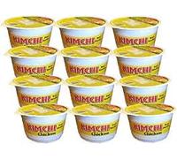Mr. Noodles Chicken/Pollo Kimchi Cup Noodles 86g x 12 | Bold Chicken and Kimchi flavor | Instant Convenience | Portable and lightweight cups | Perfect for busy days | Long-lasting pantry staple