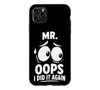 Mr Oops I Did It Again Clumsy Husband Boyfriend Funny Couple Case for iPhone 11 Pro Max