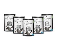 Mr Organic Black Beans - 400g (Pack of 12) High in Protein & Fibre
