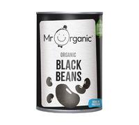Mr Organic Black Beans, 400g (Pack of 6)
