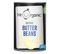 Mr Organic Butter Beans - 400g, High in Protein & Fibre