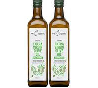 Mr Organic Extra Virgin Olive Oil for Healthy Home Cooking, Cold Pressed, Certified Organic, No Additives 1 x 750ml Glass Bottle (Pack of 2)
