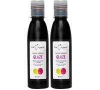 Mr Organic Glaze with Balsamic Vinegar of Modena - Authentic Italian Flavours - Vegan-Friendly - Made with Organic Ingredients - Sweet and Tangy Taste - Ideal for Enhancing Dishes (Pack of 2)