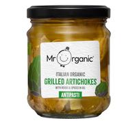 Mr Organic Grilled Artichoke Antipasti - 190g, Authentic Italian