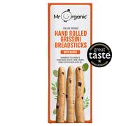 Mr Organic Hand Rolled Breadsticks with Olives - 130g