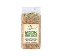 Mr Organic Lentils, Pearl Spelt, Pearl Barley, Green Peas & Mung Beans 500g - (Pack of 4)
