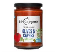 Mr Organic Mr Organic Authentic Italian Olives & Capers Pasta Sauce Jar 350g