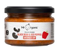 Mr Organic Organic Black Bean & Red Pepper Antipasti Dip 230g