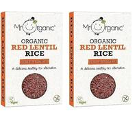 Mr Organic - Organic Mr Organic Red Lentil Protein Rice 250g - Non GMO & Preservative Free - Gluten Free & Vegan - Made With Red Lentil Flour - Pack of 2