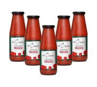 Mr Organic - Organic Tomato Passata-12 x 690g Jars- Smooth Sun-Ripened Italian Tomatoes - No Added Salt, Sugar or Citric Acid - Family-Farmed & Sustainable-Soil Association Organic & Vegan Certified