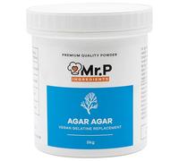Mr.P Ingredients Agar Agar 5 kg Powder Vegan Gelatine Replacement Ideal for Jelly Mousse Molecular Gastronomy Gelling Agent Vegan Vegetarian Halal Kosher Non-GMO (Recyclable Pot)