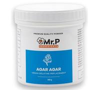 Mr.P Ingredients Agar Agar 500g Powder Vegan Gelatine Replacement Ideal for Jelly Mousse Molecular Gastronomy Gelling Agent Vegan Vegetarian Halal Kosher Non-GMO (Recyclable Pot)