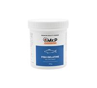Mr.P Ingredients Fish Gelatine 500g 160 Bloom Powder Stabiliser Gelling Aerating Agent Instant Halal Kosher Gluten Free Non-GMO (Recyclable Pot)