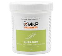 Mr.P Ingredients Guar Gum 1Kg Powder Thickener and Stabiliser Agent Vegan Vegetarian Halal Kosher Gluten Free (Recyclable Pot)