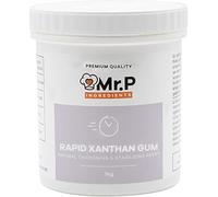 Mr.P Ingredients Rapid Agglomerated Xanthan Gum 1 Kg Powder Rapid Thickener and Stabiliser Agent Vegan Vegetarian Gluten Free Halal Kosher Non-GMO (Recyclable Pot)