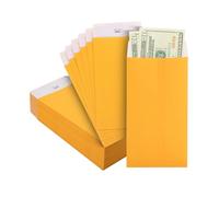 Mr. Pen 100 Pack Yellow Money Envelopes (6.5" x 3.5") for Cash Budgeting and Saving
