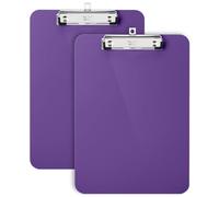 Mr. Pen- 12.5” x 9” Plastic Clipboard, 2 Pack, Purple, Kids & Adults Clipboard