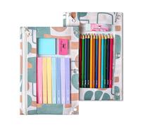 Mr. Pen 2-Pack Pencil Pouch for 3-Ring Binder with Zipper
