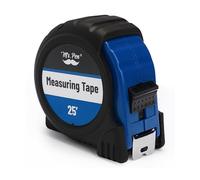 Mr. Pen 25-Foot Dark Blue Steel Tape Measure, Easy Read, Locking Mechanism, Ideal for Construction & DIY Projects
