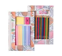 Mr. Pen 2Pack Pencil Pouches, 3 Ring Binder Pouch, Zipper Pencil Case for Binder, Pencil Bags with Zipper