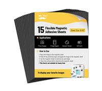 Mr. Pen- Adhesive Magnetic Sheets, 8" x 10", 15 Pack, Magnetic Sheet, Magnet Sheets with Adhesive, Magnet Sheet, Magnetic Sheets with Adhesive Backing, Magnetic Paper, Magnet Paper Sheets
