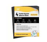 Mr. Pen- Adhesive Magnetic Sheets, 8" x 10", 4 Pack, Magnetic Sheet, Magnetic Paper, Magnet Paper Sheets, Magnetic Sheets with Adhesive Backing, Flexible Magnetic Sheet, Photo Magnets, Magnet Sheet