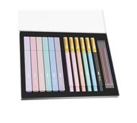 Mr. Pen- Aesthetic Highlighter and Gel Pen Set with Case, 12 Pack, Bible Highlighters & Cute Pens Refills With Soft Ink & Tip, No Bleed for Bible Study, Journaling, Planner, Notes, School Supplies