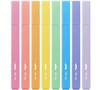 Mr. Pen Aesthetic Highlighters, 8 pcs, Chisel Tip, Assorted Colors, No Bleed Bible Highlighters