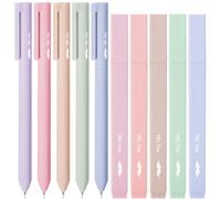 Mr. Pen- Aesthetic Highlighters and Gel Pens, 10 Pack, Assorted Colors Bible Highlighters No Bleed, Fine Point 0.5mm Colored Ink Gel Pens, Fast Dry and No Smear for Bible Journaling, School Supplies