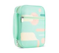 Mr. Pen- Bible Cover Case, Carrying Book Case with Durable Handle and Zippered Pocket, Bible Protective Church Bag for Men & Women, Christian Gifts, Green Serenity