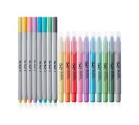 Mr. Pen Bible Gel Highlighters & Fineliners - No Bleed, Pastel Colors, 18 Pcs Bible Journaling Kit