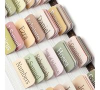 Mr. Pen Bible Tabs - 75 Laminated Tabs, Boho Theme for Women and Men