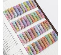 Mr. Pen- Bible Tabs, 75 Rainbow Gradient Theme Laminated Tabs for Women and Men, Tabs for Study Bible, Large Print Bible Index Tabs, Book Labels, Mr. Pen Bible Tabs, Rainbow Gradient