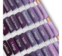 Mr. Pen- Bible Tabs, 75 Tabs, Ethereal Amethyst, Laminated Bible Tabs for Women and Men, Bible Tabs for Study Bible, Bible Index Tabs, Bible Book Tabs, Bible Labels Tabs, Mr Pen Bible Tabs