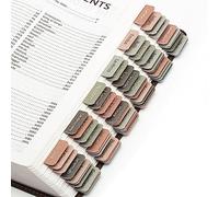 Mr. Pen- Bible Tabs, 75 Tabs, Green Terracotta, Vintage, Laminated Bible Tabs for Women and Men, Bible Tabs for Study Bible, Bible Index Tabs, Bible Book Tabs, Bible Labels Tabs, Mr Pen Bible Tabs