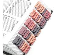 Mr. Pen- Bible Tabs, 75 Tabs, Sunset Shades, Vintage, Laminated Bible Tabs for Women and Men, Bible Tabs for Study Bible, Bible Index Tabs, Bible Book Tabs, Bible Labels Tabs, Mr Pen Bible Tabs