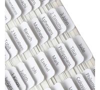 Mr. Pen Bible Tabs - Laminated, 75 Tabs, White, for Women & Men's Study Bibles