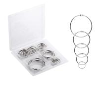 Mr. Pen Binder Rings, Loose Leaf 36pc, Assorted Sizes, Back to School