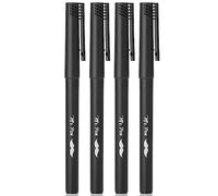 Mr. Pen- Black Fineliner Pens, 4 Pack, 0.5mm Fine Point Pens,Marker Pen for Transparent Sticky Notes, Fine Tip Markers, Fine Line Markers, Drawing Pen