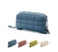 Mr. Pen Blue Pillow Pencil Case, Large Capacity, Soft Touch, Unisex, Solid Blue, 1 Compartment, No Strap