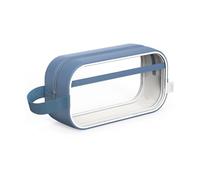 Mr. Pen Clear Pencil Case, Blue Pouch for Kids and Adults, Makeup Storage Bag