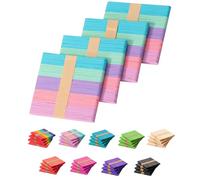 Mr. Pen- Colored Popsicle Sticks, 4.5-Inch, 200 Pack, Pastel Sticks for Crafts, Craft Colorful Color (OPPL200M328VC)