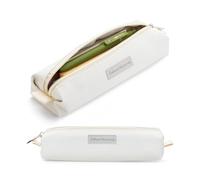 Mr. Pen- Cute Pencil Case Pouch, Cream Color, Multipurpose Canvas Bible Pencil Pouch, Back to School Supplies