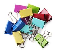 Mr. Pen Extra Large Binder Clips, 2 Inch, 12 Pack, Assorted Color