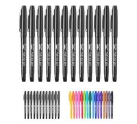 Mr. Pen- Felt Tip Pens, Black Pen, 12 Pack, Fast Dry, No Smear, Planner Markers