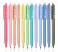 Mr. Pen Fine Point Gel Pen Set, 12 Pack, Fast-Dry 0.7mm, Retractable, Cute and Aesthetic for Journaling