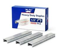 Mr. Pen- Heavy Duty Staples, 3000 pcs, 100 Sheet Capacity, 1/2-Inch Leg Length, Staples for Heavy Duty Staplers, Ideal for for Upholstery, Construction, Furniture
