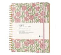 Mr. Pen- Homeschool Planner 8.5" x 11", Designed in Partenership with Teach Them Diligently, Undated Weekly & Monthly Organizer, Spiral Bound, Faith-Based Lesson Planner with Habit Tracker, Pink