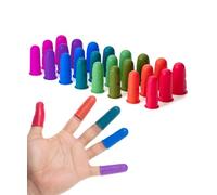 Mr. Pen- Hot Glue Gun Finger Protectors, 24 pcs, Assorted Colors Silicone Finger Protectors, Rubber Fingers Tips, Rubber Finger Covers, Rubber Finger Tips Protector, Finger Grip, Finger Rubber Tips